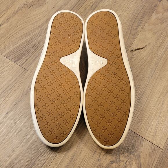 UGG Australia Soled Calf Hair Leather Spotted Print Loafer Slip-On Size 6.5 - Picture 5 of 8